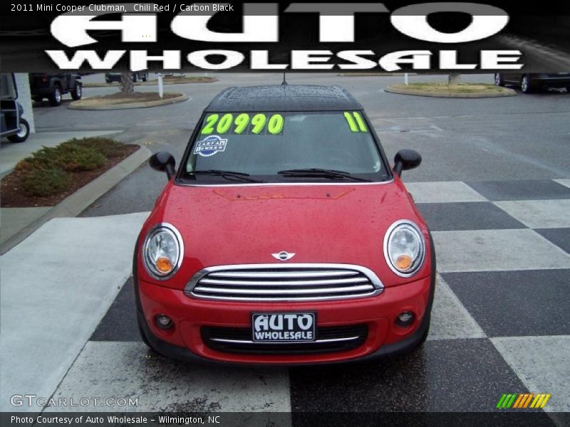 Chili Red / Carbon Black 2011 Mini Cooper Clubman