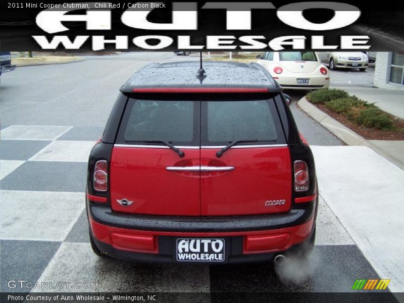 Chili Red / Carbon Black 2011 Mini Cooper Clubman
