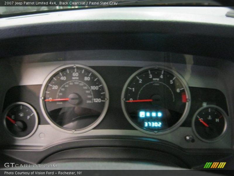 Black Clearcoat / Pastel Slate Gray 2007 Jeep Patriot Limited 4x4