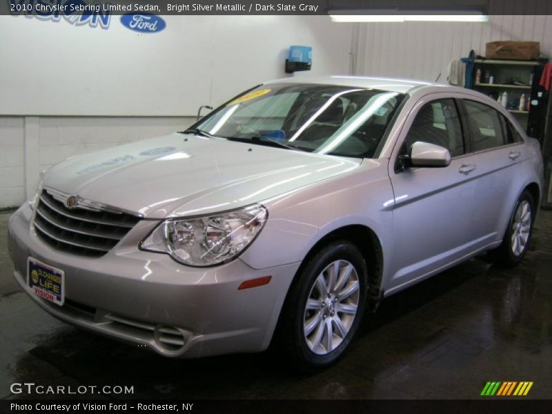 Bright Silver Metallic / Dark Slate Gray 2010 Chrysler Sebring Limited Sedan