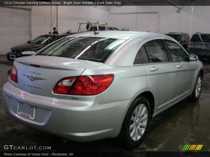 Bright Silver Metallic / Dark Slate Gray 2010 Chrysler Sebring Limited Sedan
