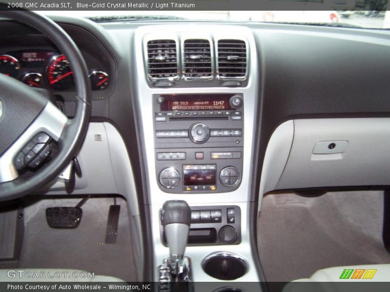 Blue-Gold Crystal Metallic / Light Titanium 2008 GMC Acadia SLT