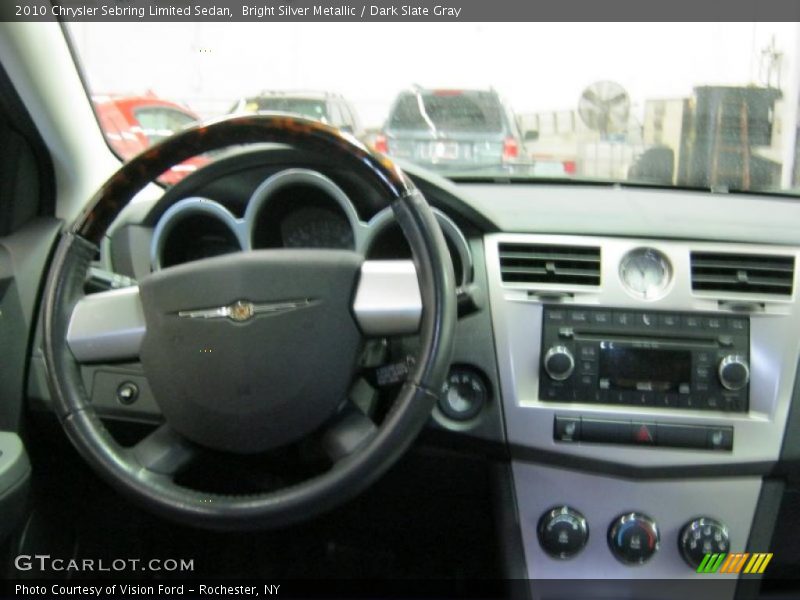 Bright Silver Metallic / Dark Slate Gray 2010 Chrysler Sebring Limited Sedan