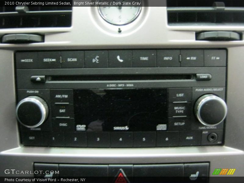 Bright Silver Metallic / Dark Slate Gray 2010 Chrysler Sebring Limited Sedan