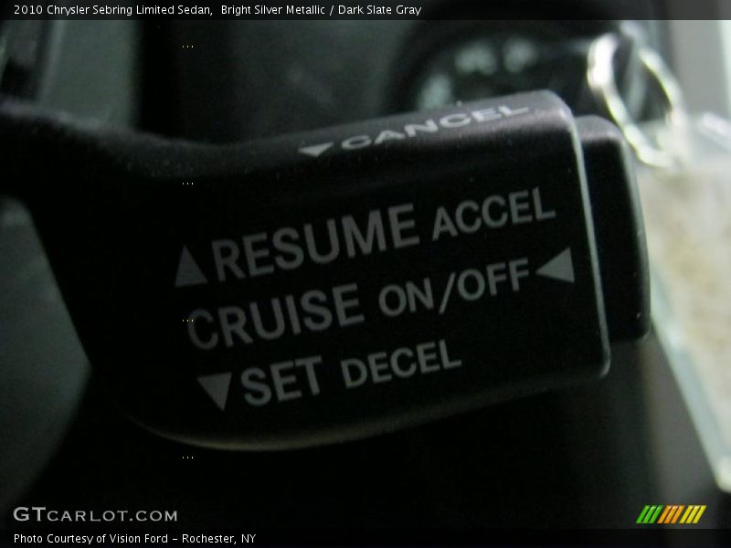 Bright Silver Metallic / Dark Slate Gray 2010 Chrysler Sebring Limited Sedan