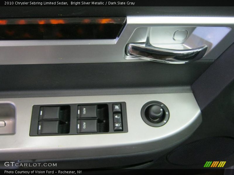 Bright Silver Metallic / Dark Slate Gray 2010 Chrysler Sebring Limited Sedan