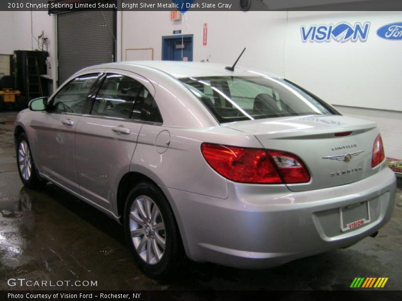 Bright Silver Metallic / Dark Slate Gray 2010 Chrysler Sebring Limited Sedan
