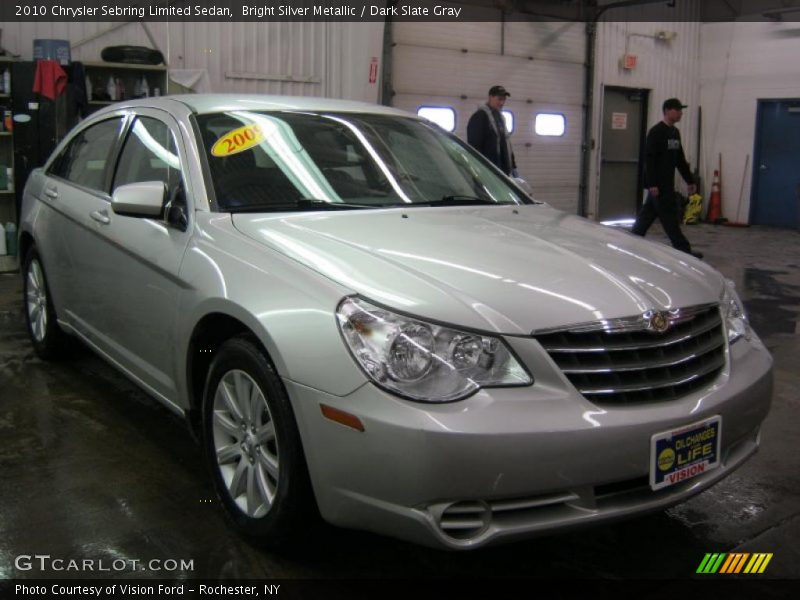 Bright Silver Metallic / Dark Slate Gray 2010 Chrysler Sebring Limited Sedan
