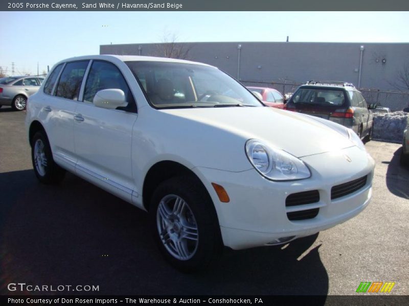 Sand White / Havanna/Sand Beige 2005 Porsche Cayenne