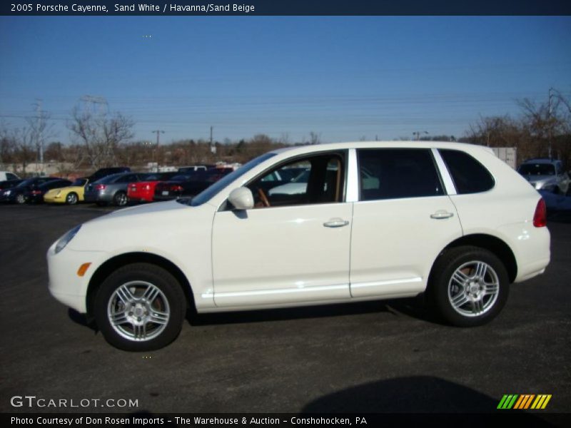 Sand White / Havanna/Sand Beige 2005 Porsche Cayenne
