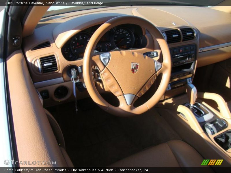 Sand White / Havanna/Sand Beige 2005 Porsche Cayenne