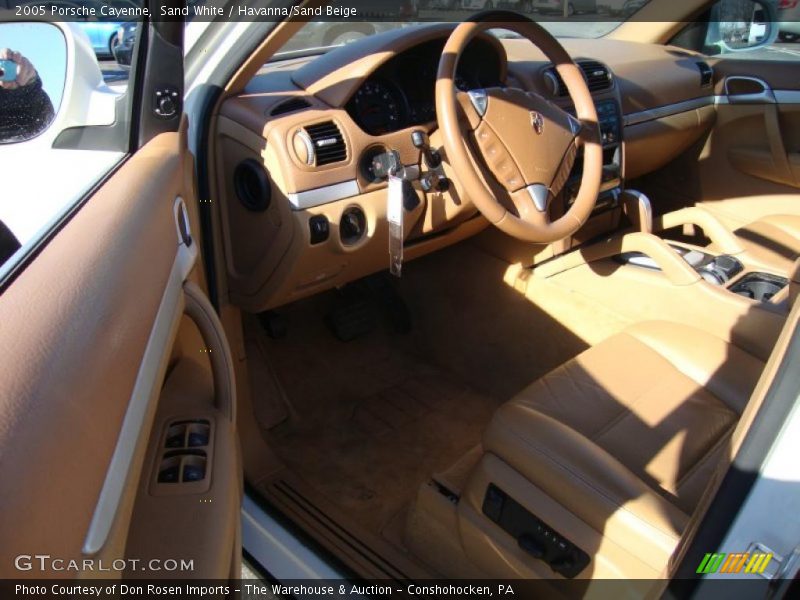 Sand White / Havanna/Sand Beige 2005 Porsche Cayenne