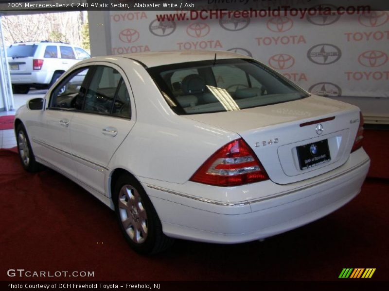 Alabaster White / Ash 2005 Mercedes-Benz C 240 4Matic Sedan