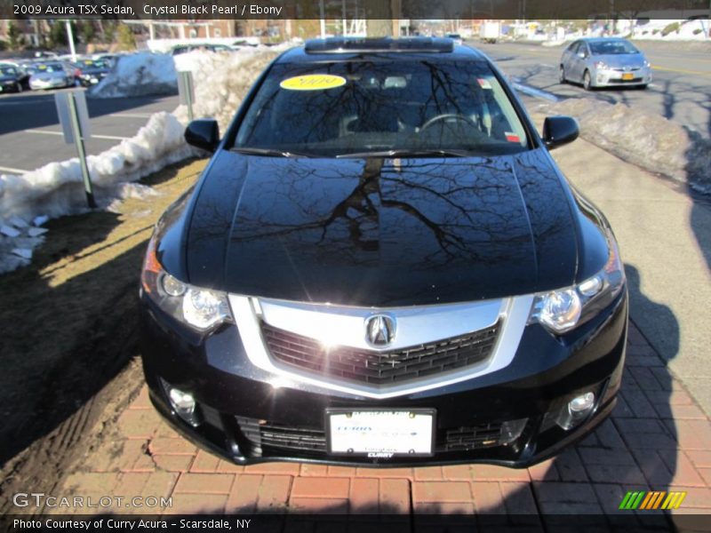 Crystal Black Pearl / Ebony 2009 Acura TSX Sedan