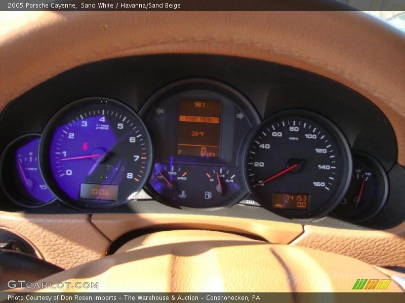 Sand White / Havanna/Sand Beige 2005 Porsche Cayenne