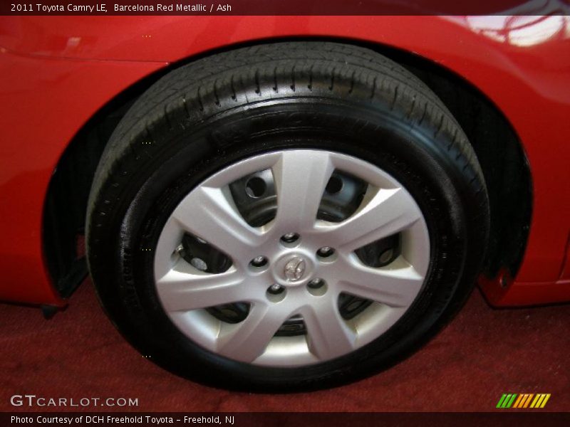 Barcelona Red Metallic / Ash 2011 Toyota Camry LE
