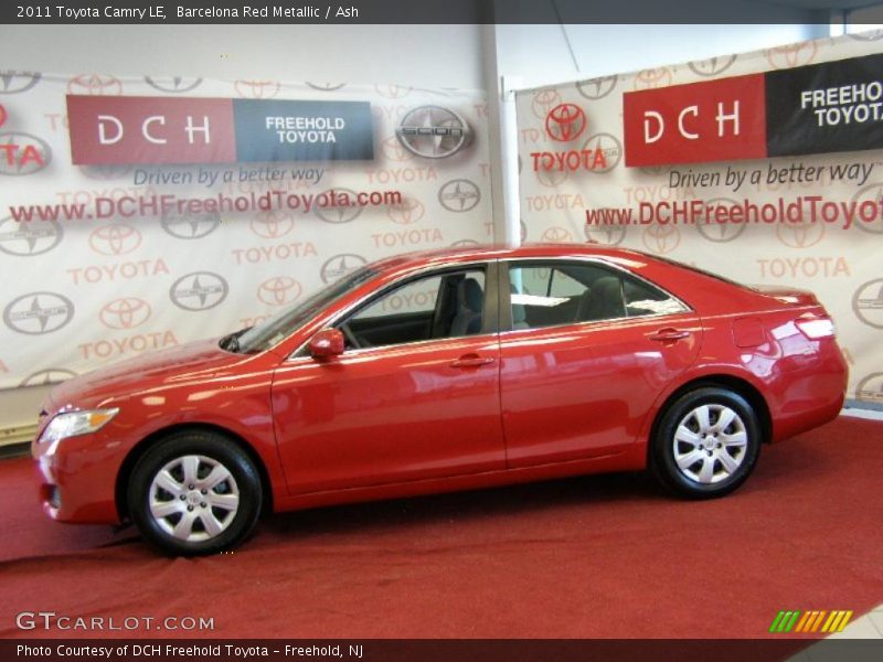 Barcelona Red Metallic / Ash 2011 Toyota Camry LE