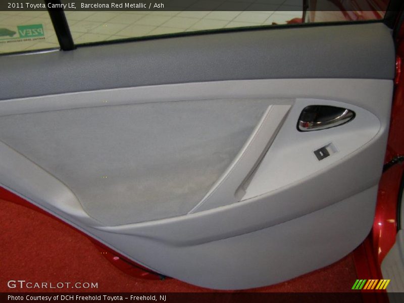Barcelona Red Metallic / Ash 2011 Toyota Camry LE