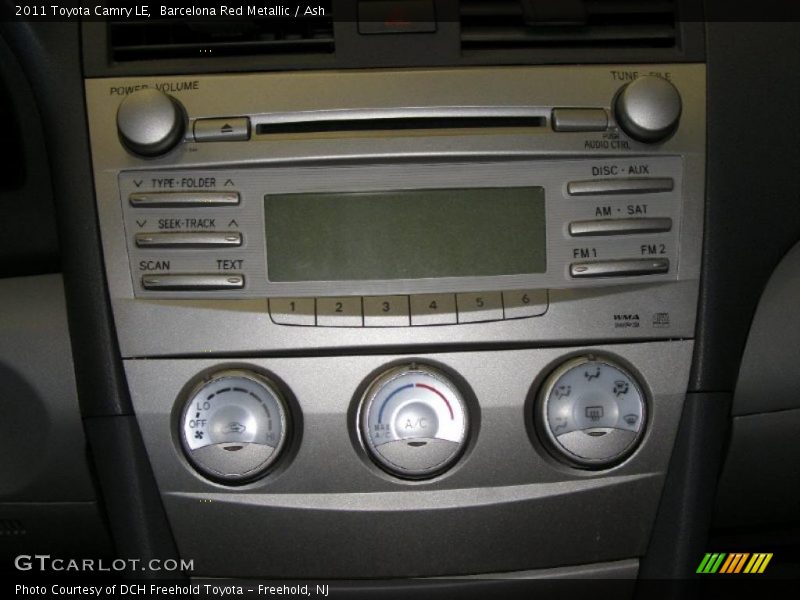 Barcelona Red Metallic / Ash 2011 Toyota Camry LE