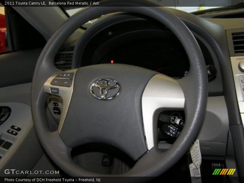 Barcelona Red Metallic / Ash 2011 Toyota Camry LE