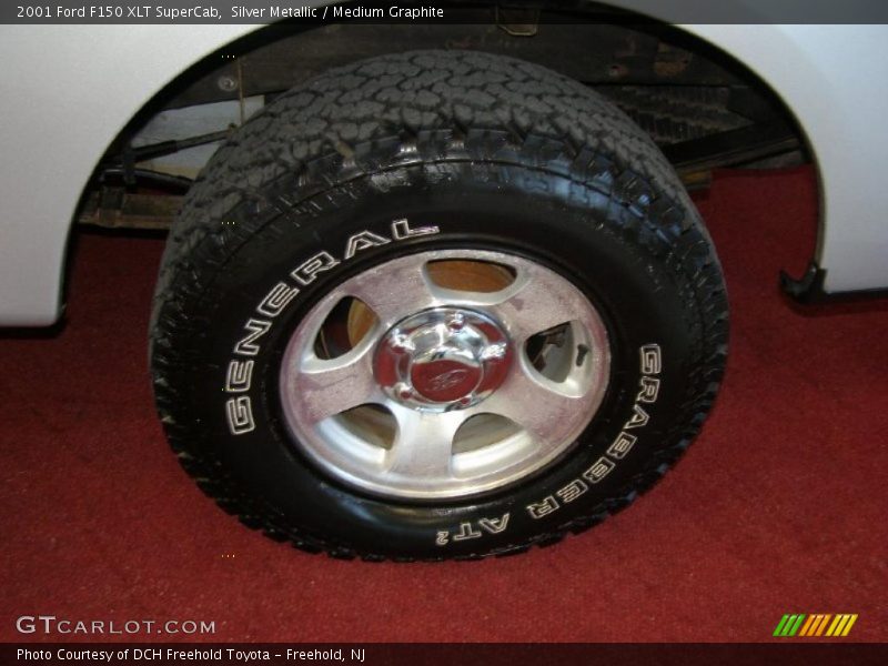 Silver Metallic / Medium Graphite 2001 Ford F150 XLT SuperCab
