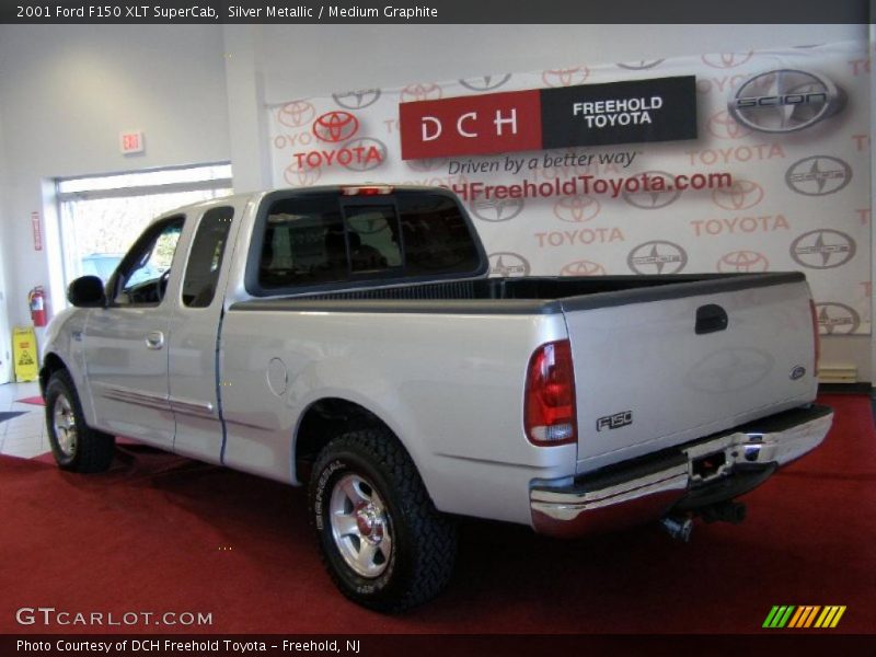 Silver Metallic / Medium Graphite 2001 Ford F150 XLT SuperCab