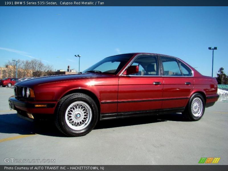  1991 5 Series 535i Sedan Calypso Red Metallic