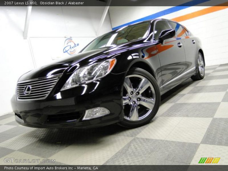 Obsidian Black / Alabaster 2007 Lexus LS 460