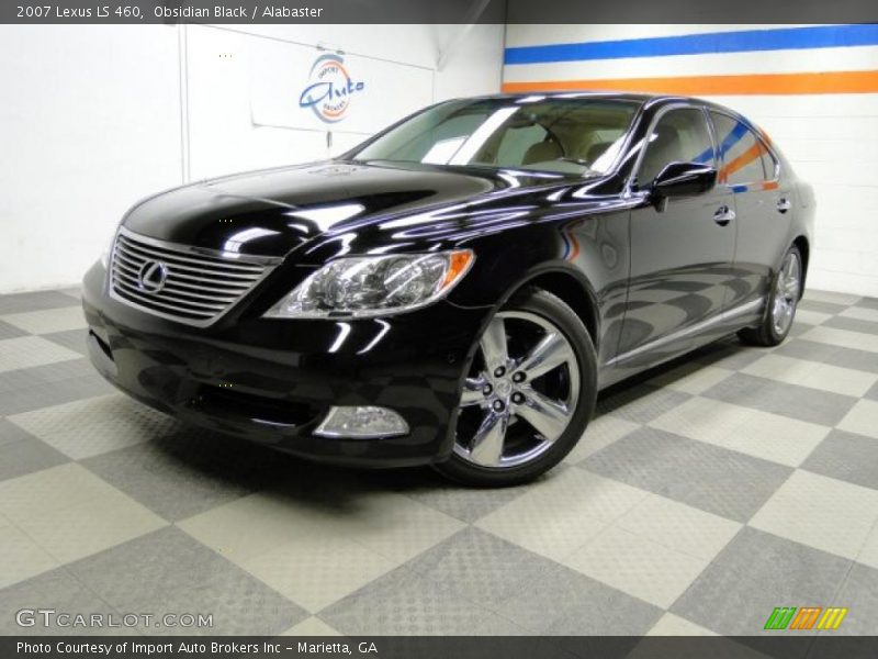 Obsidian Black / Alabaster 2007 Lexus LS 460