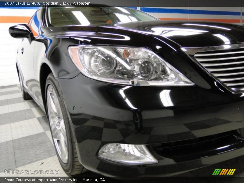 Obsidian Black / Alabaster 2007 Lexus LS 460