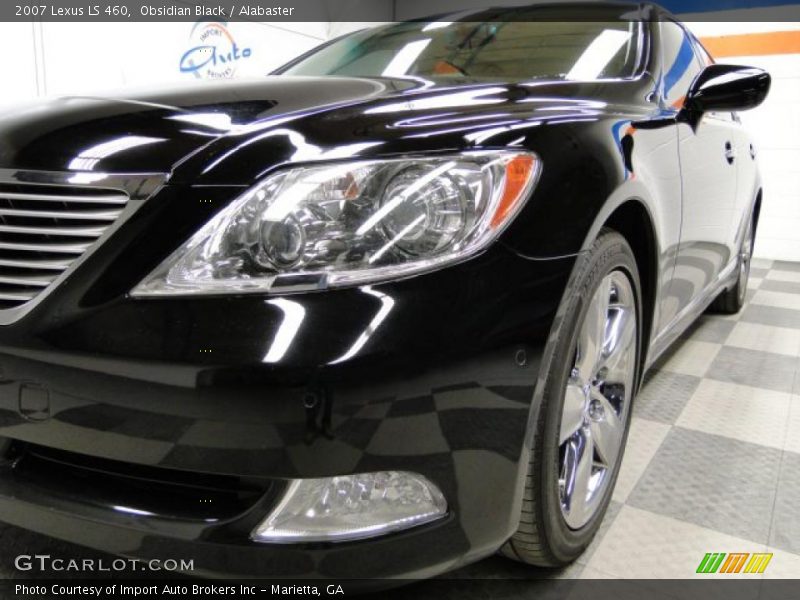 Obsidian Black / Alabaster 2007 Lexus LS 460