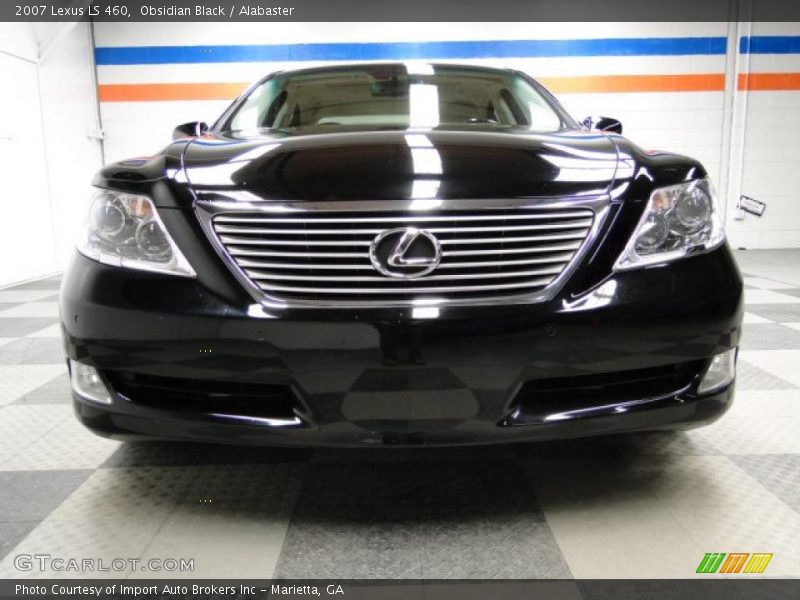 Obsidian Black / Alabaster 2007 Lexus LS 460