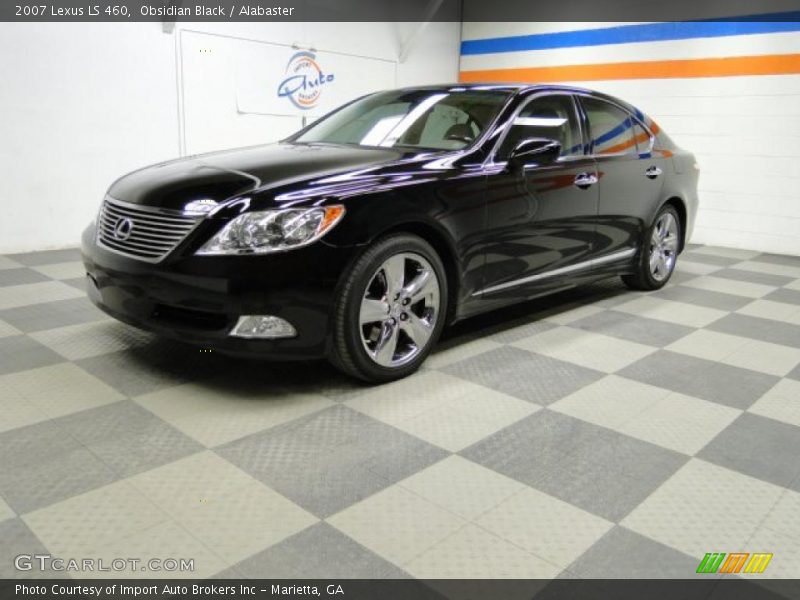 Obsidian Black / Alabaster 2007 Lexus LS 460