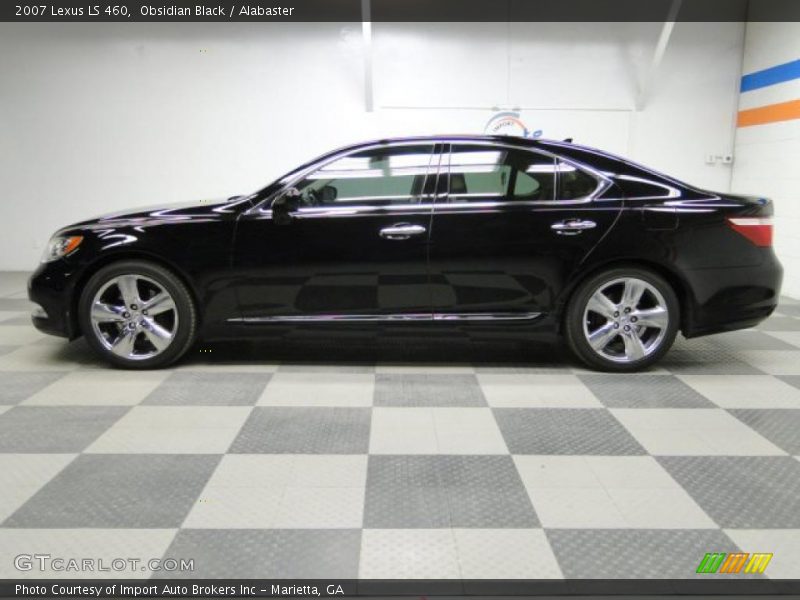 Obsidian Black / Alabaster 2007 Lexus LS 460