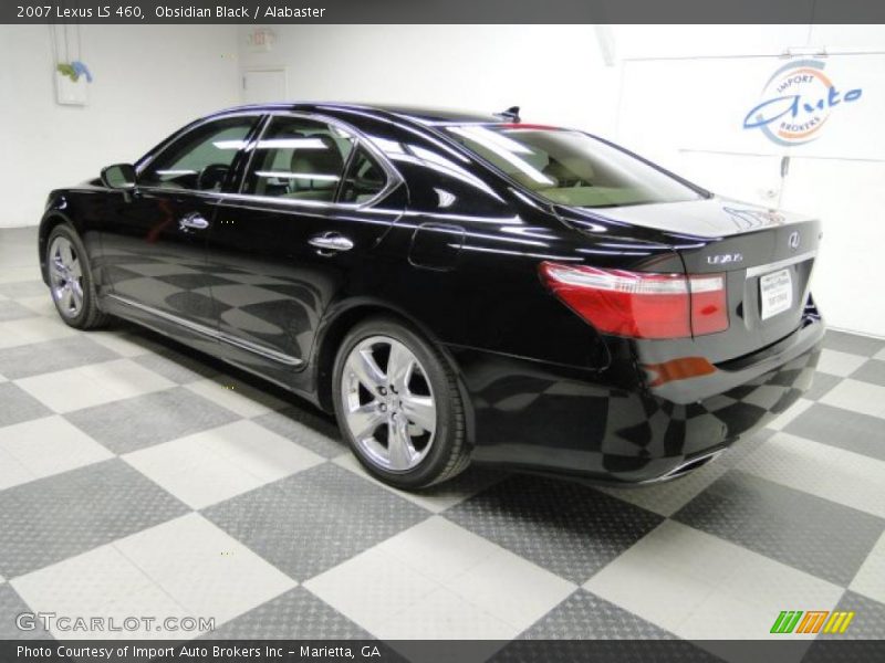 Obsidian Black / Alabaster 2007 Lexus LS 460