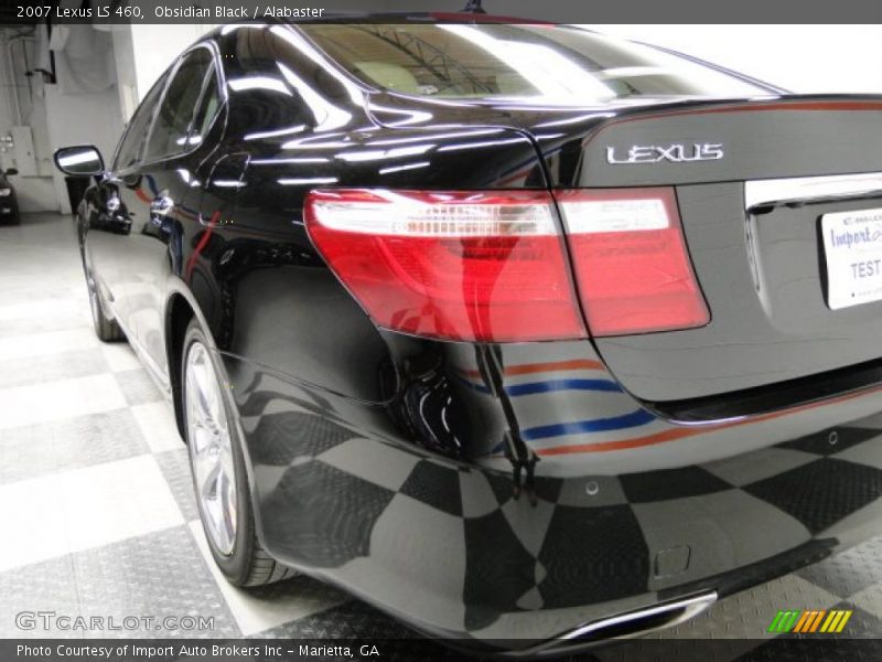 Obsidian Black / Alabaster 2007 Lexus LS 460