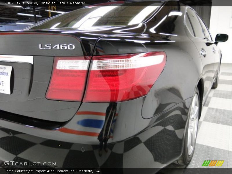 Obsidian Black / Alabaster 2007 Lexus LS 460
