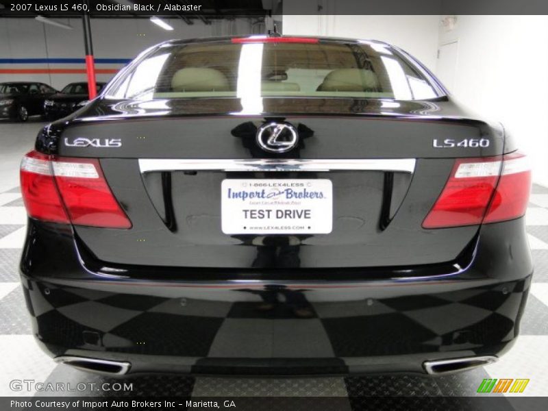 Obsidian Black / Alabaster 2007 Lexus LS 460