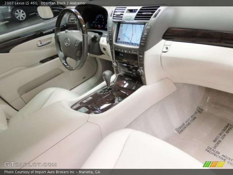 Obsidian Black / Alabaster 2007 Lexus LS 460