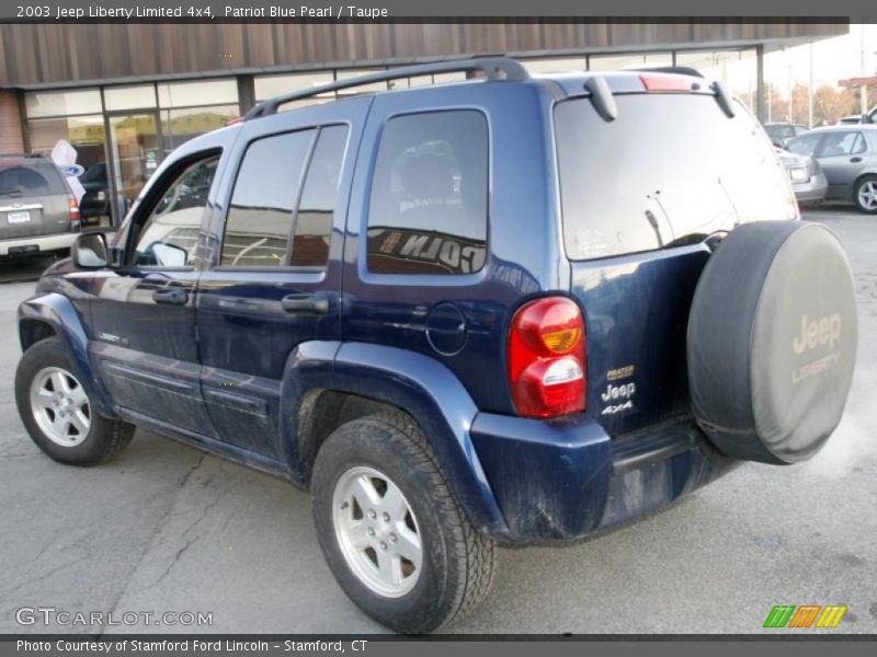 Patriot Blue Pearl / Taupe 2003 Jeep Liberty Limited 4x4