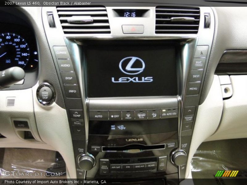 Obsidian Black / Alabaster 2007 Lexus LS 460