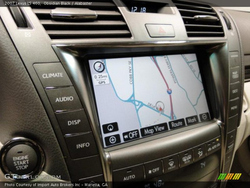 Obsidian Black / Alabaster 2007 Lexus LS 460