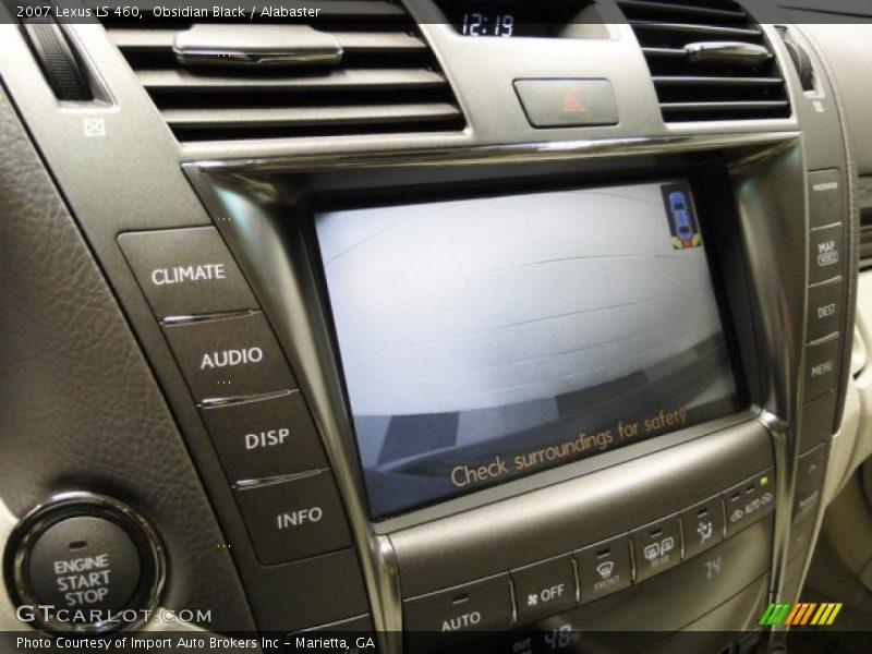 Obsidian Black / Alabaster 2007 Lexus LS 460