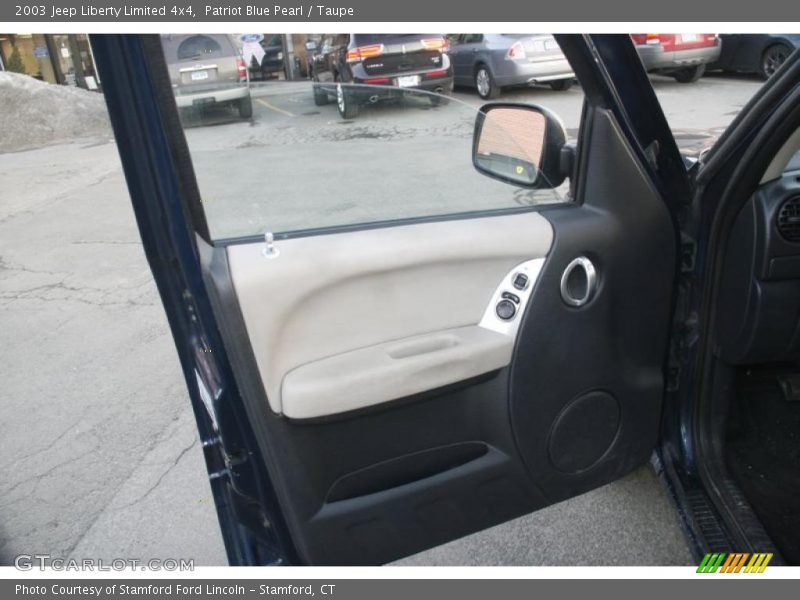 Patriot Blue Pearl / Taupe 2003 Jeep Liberty Limited 4x4