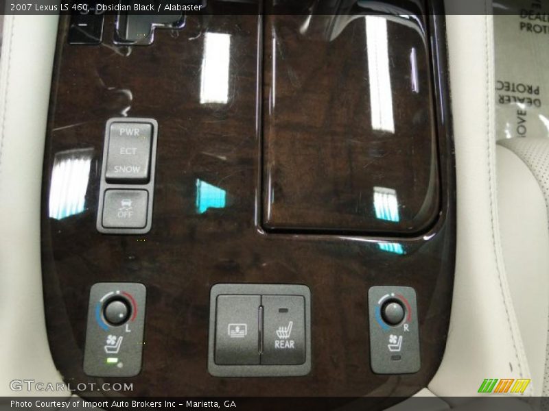 Obsidian Black / Alabaster 2007 Lexus LS 460