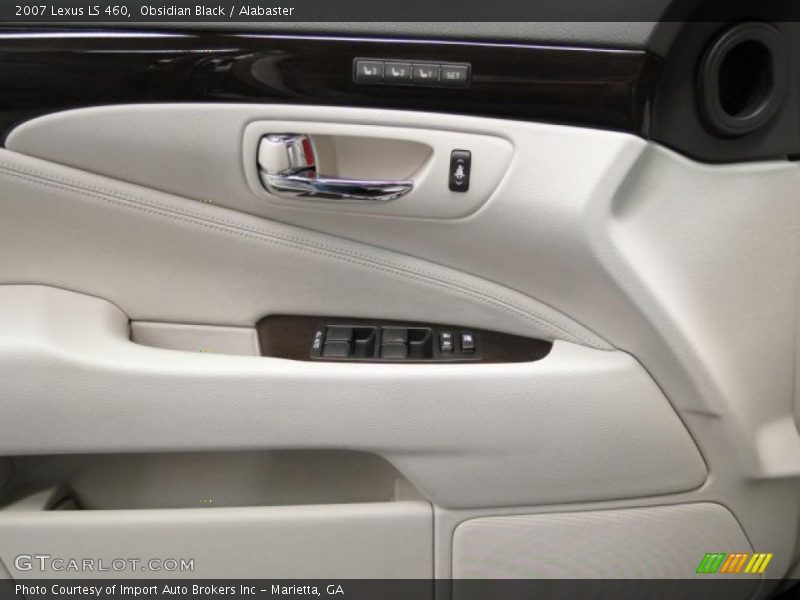 Obsidian Black / Alabaster 2007 Lexus LS 460