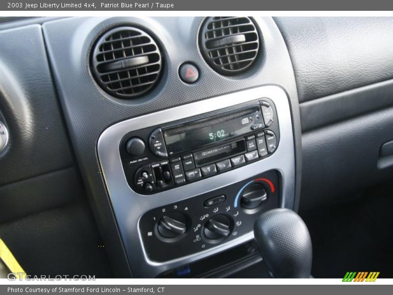 Patriot Blue Pearl / Taupe 2003 Jeep Liberty Limited 4x4