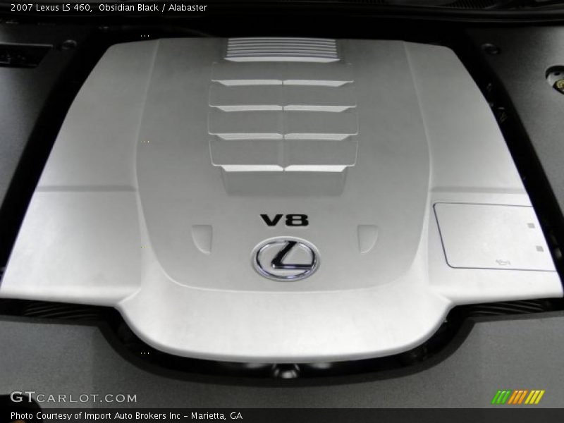 Obsidian Black / Alabaster 2007 Lexus LS 460