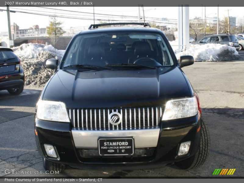 Black / Black 2007 Mercury Mariner Luxury 4WD