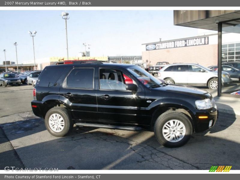 Black / Black 2007 Mercury Mariner Luxury 4WD